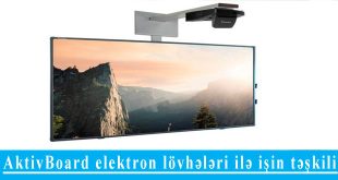 AktivBoard elektron lövhələri ilə işin təşkili